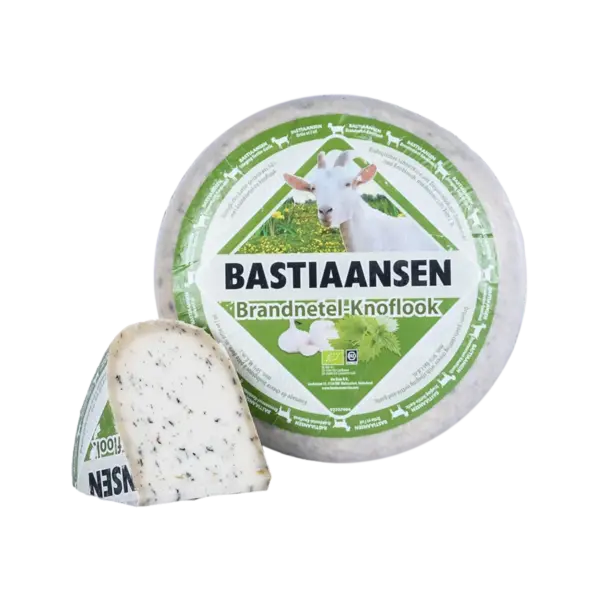 Biologische Geitenkaas met Brandnetel & Knoflook