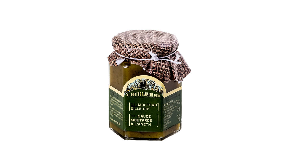 De Rotterdamsche Oude Mosterd-Dille Dip – Hartig en Verfijnd