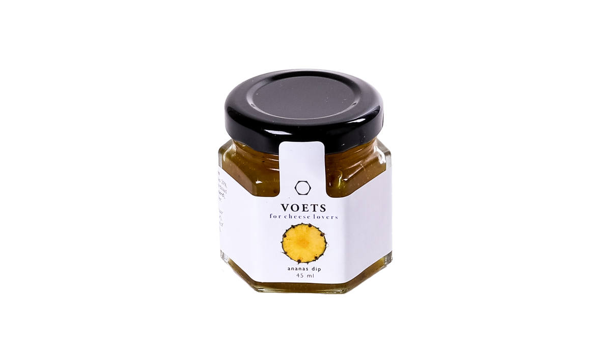 Voets Cheese Dipper Ananas Gember – Tropisch en Verfrissend